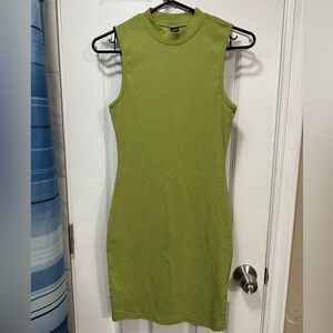 SHEIN bodycon light green dress